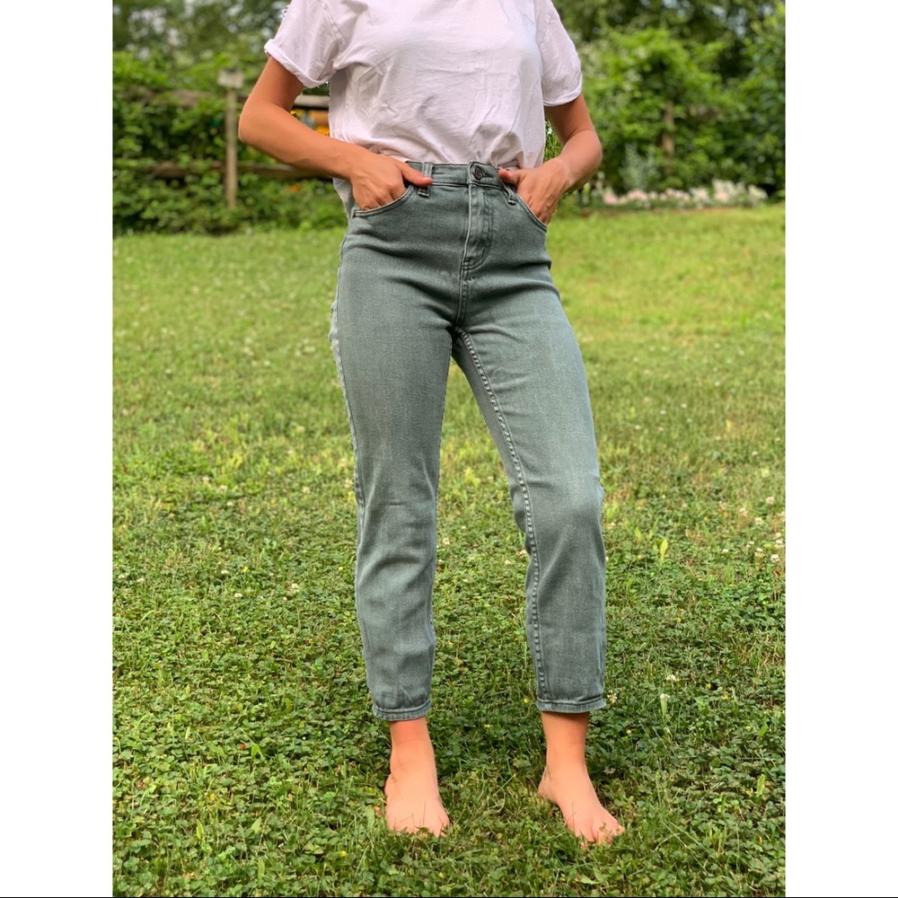 Urban Outfitters Green Mom Jeans